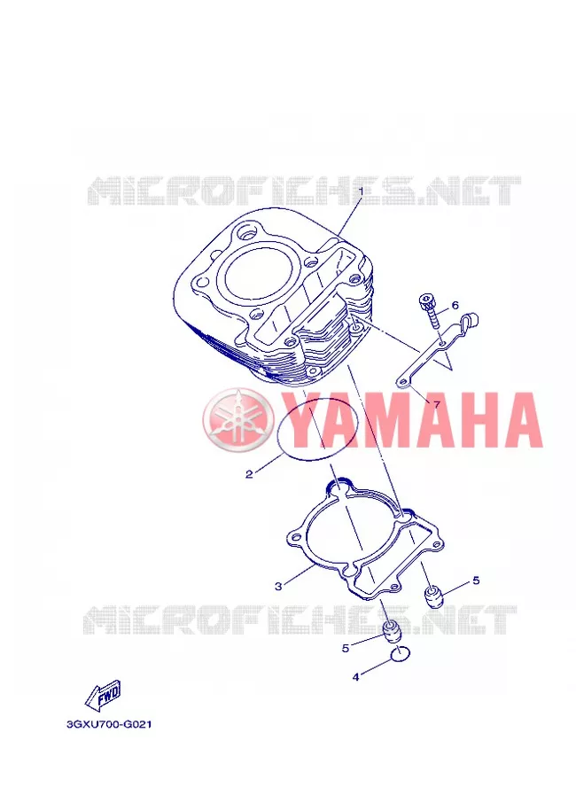 CILINDER Yamaha MOTO 200 2013 AG  AG200FE