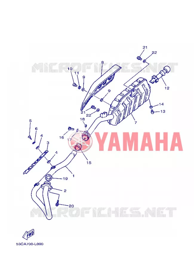 UITLAAT Yamaha MOTO 200 2013 AG  AG200FE