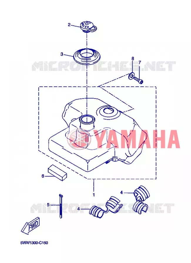 OLIE RESERVOIR Yamaha SCOOTER 50 2013 BOOSTER  CW50
