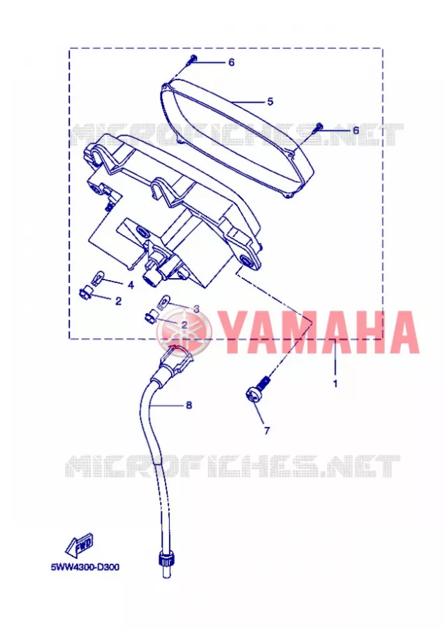 TELLERSET Yamaha SCOOTER 50 2013 BOOSTER  CW50