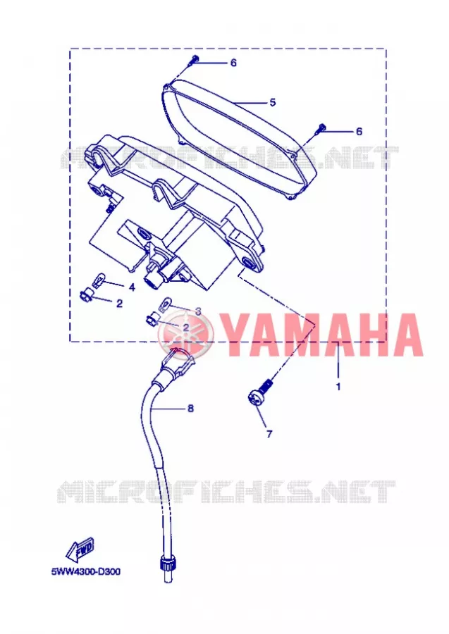 TELLERSET Yamaha SCOOTER 50 2013 BOOSTER  CW50