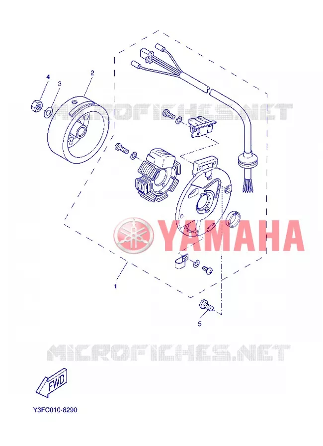 DYNAMO Yamaha SCOOTER 50 2013 BWS  CW50