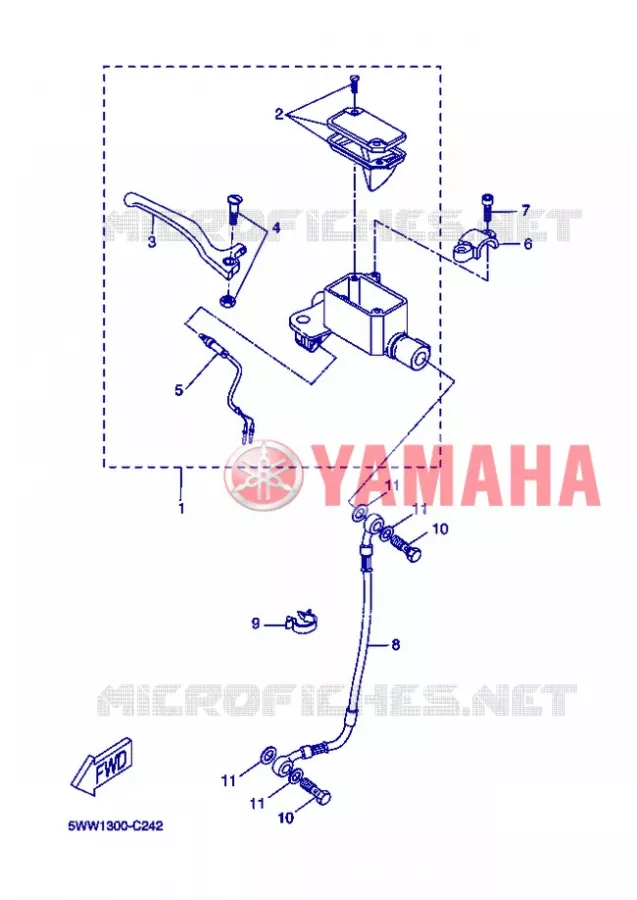 REMPOMP VOOR Yamaha SCOOTER 50 2013 BWS  CW50