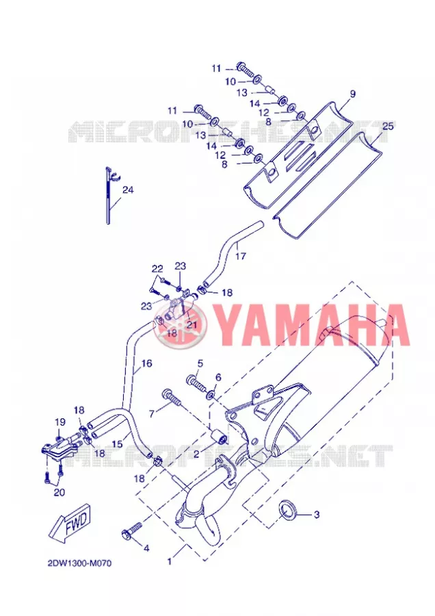 UITLAAT Yamaha SCOOTER 50 2013 BWS  CW50E