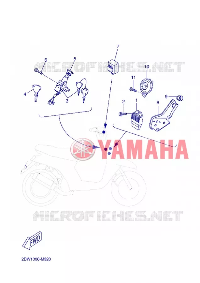 ELECTRISCH 1 Yamaha SCOOTER 50 2013 BOOSTER  CW50E