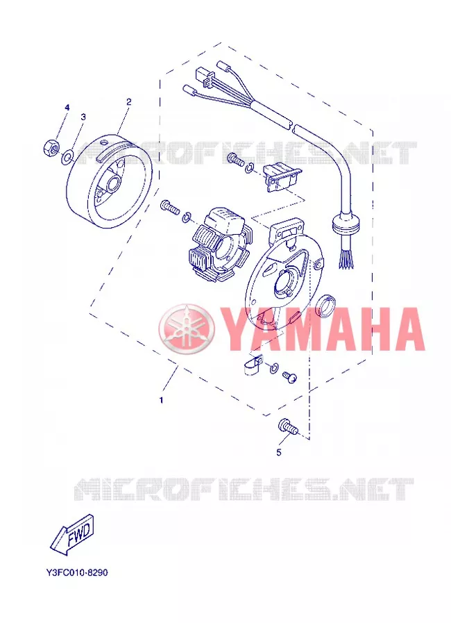 DYNAMO Yamaha SCOOTER 50 2013 BOOSTER  CW50L