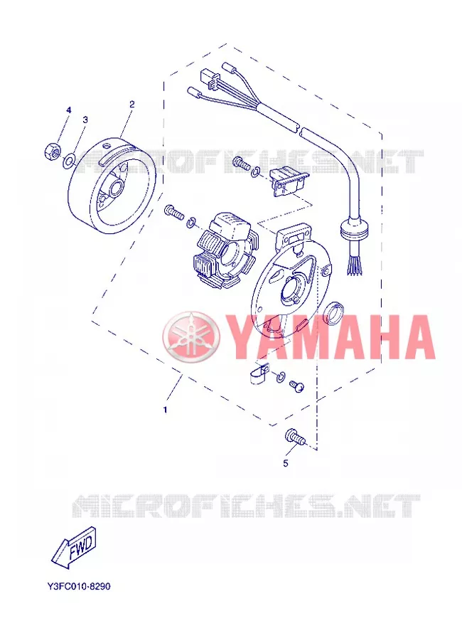 DYNAMO Yamaha SCOOTER 50 2013 BOOSTER  CW50N