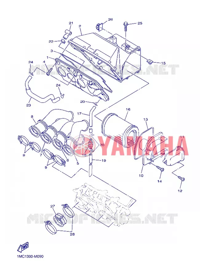 INLAAT Yamaha MOTO 1300 2013 FJR ABS  FJR1300A