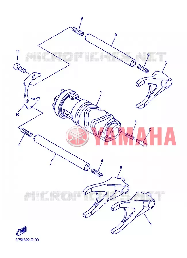 SCHAKELWALS Yamaha MOTO 1300 2013 FJR ABS  FJR1300A
