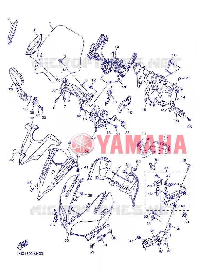 KAP 1 Yamaha MOTO 1300 2013 FJR ABS  FJR1300A