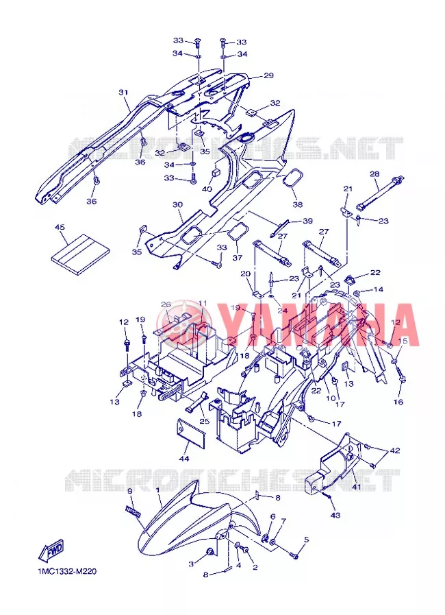 SPATBORD Yamaha MOTO 1300 2013 FJR ABS  FJR1300A