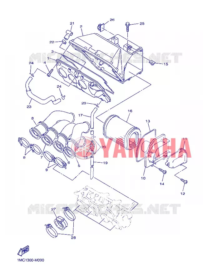 INLAAT Yamaha MOTO 1300 2013 FJR ABS  FJR1300A