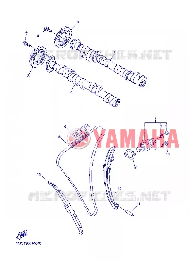 NOKKENAS / KETTING Yamaha MOTO 1300 2013 FJR AS ABS  FJR1300AS