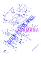 ACHTERBRUG voor Yamaha FZ8N 2013