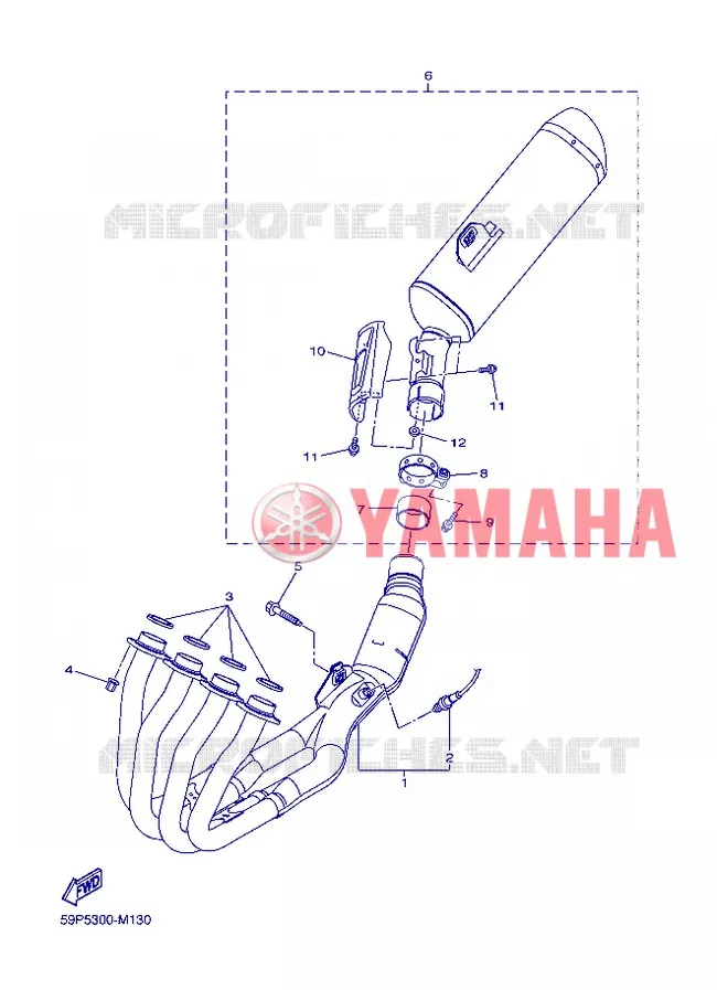 UITLAAT Yamaha MOTO 800 2013 FZ8 ABS  FZ8-NA