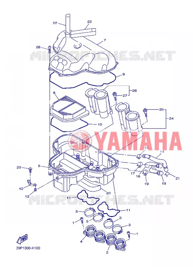 INLAAT Yamaha MOTO 800 2013 FZ8 ABS  FZ8-NA