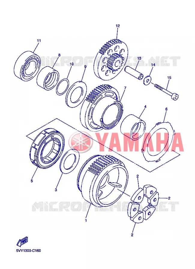 STARTMOTOR Yamaha MOTO 800 2013 FAZER  FZ8-S