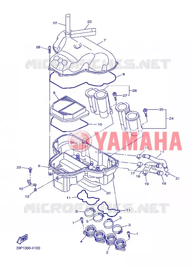 INLAAT Yamaha MOTO 800 2013 FAZER  FZ8-S