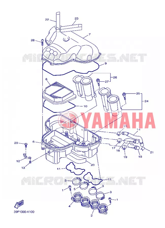 INLAAT Yamaha MOTO 800 2013 FAZER  FZ8-S