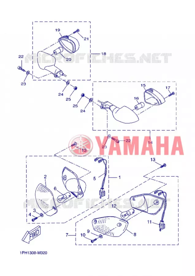KNIPPERLICHT Yamaha SCOOTER 50 2013 NITRO  NS50