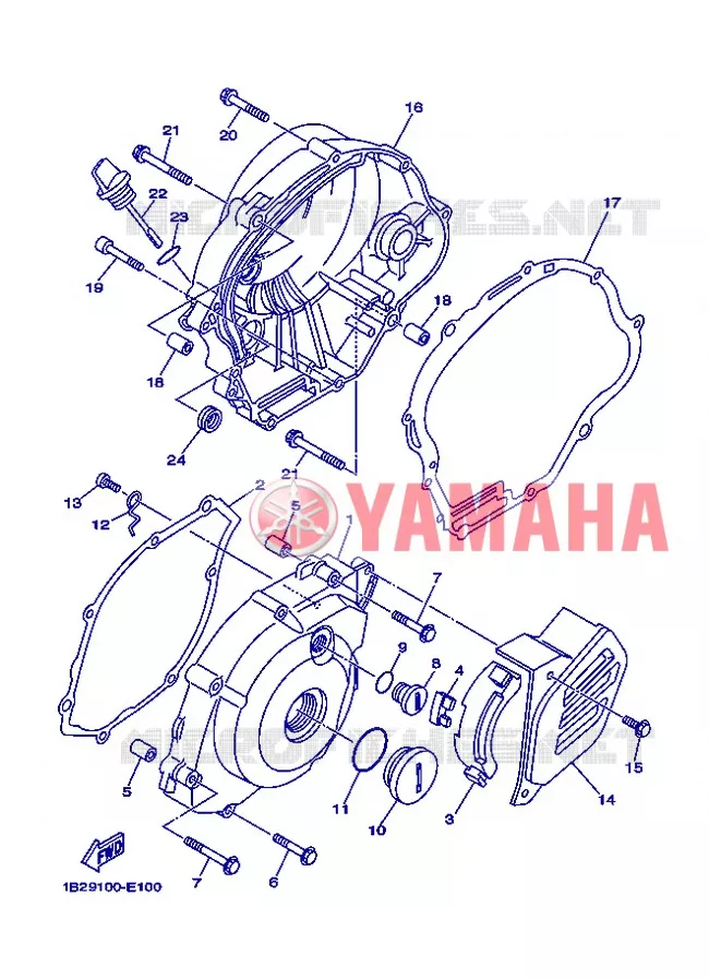 DEKSEL - MOTOR 1 Yamaha MOTO 125 2013 TTR BIG WHEELS  TT-R125LW