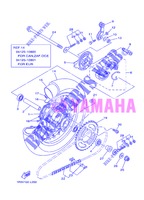 ACHTERWIEL voor Yamaha TTR 50 ELECTRIC START 2013