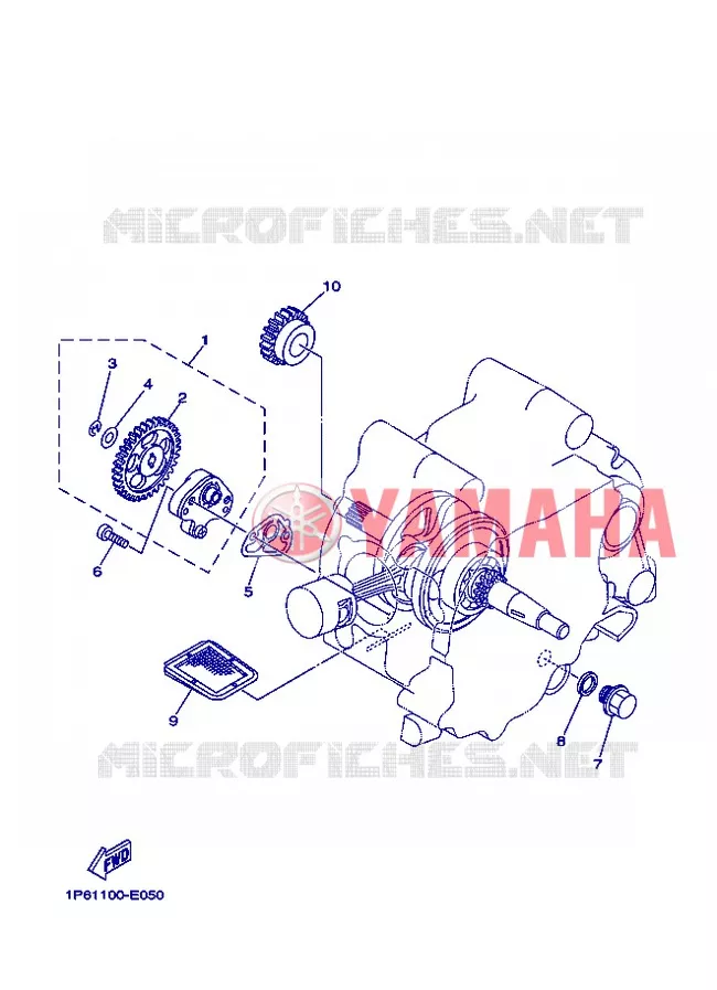 OLIEPOMP Yamaha MOTO 50 2013 TTR  TT-R50E