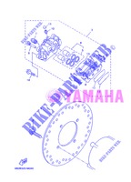 REMKLAUW ACHTER voor Yamaha VP250 2013