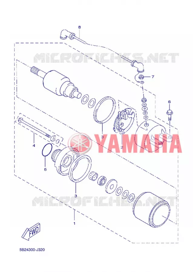 STARTMOTOR Yamaha SCOOTER 250 2013 XCITY  VP250