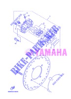 REMKLAUW ACHTER voor Yamaha VP250 2013