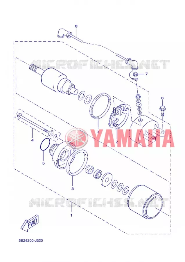 STARTMOTOR Yamaha SCOOTER 250 2013 XCITY  VP250