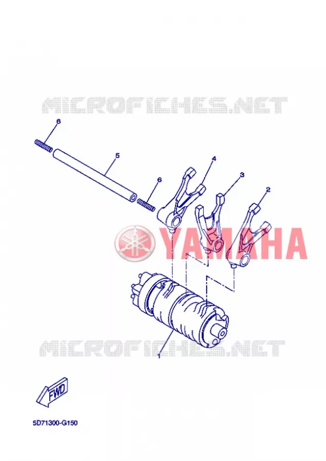 SCHAKELWALS Yamaha MOTO 125 2013 WR-R  WR125R