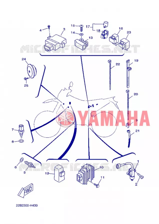 ELECTRISCH 2 Yamaha MOTO 125 2013 WR-R  WR125R