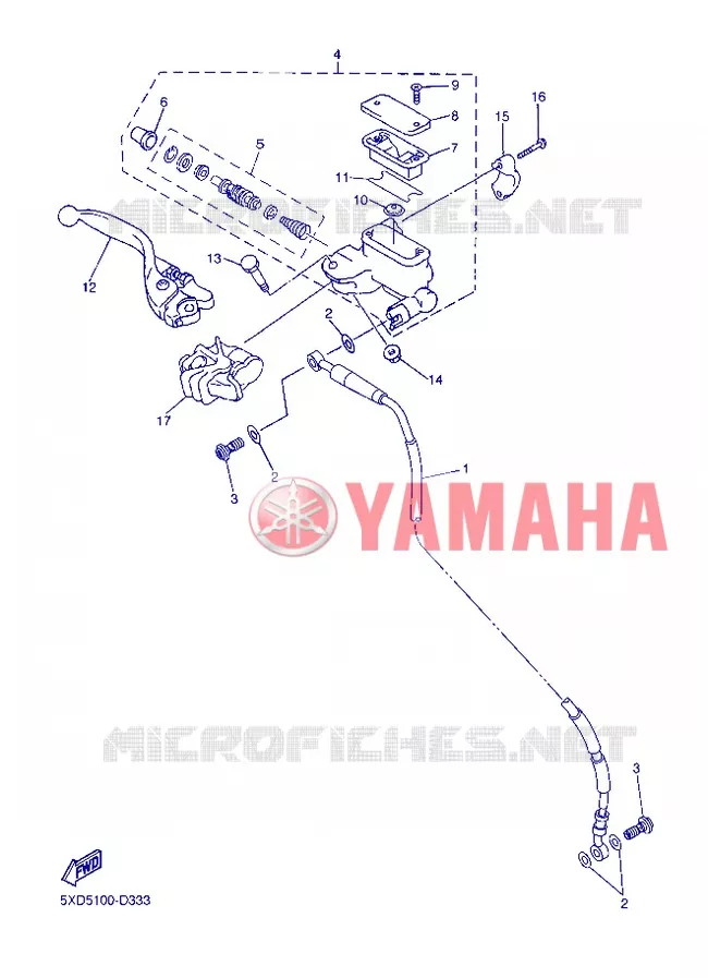 REMPOMP VOOR Yamaha MOTO 250 2013 WRF  WR250F