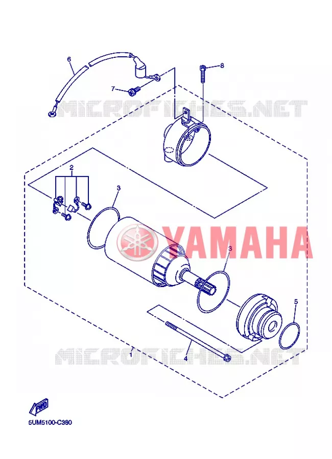 STARTMOTOR Yamaha MOTO 250 2013 WRF  WR250F