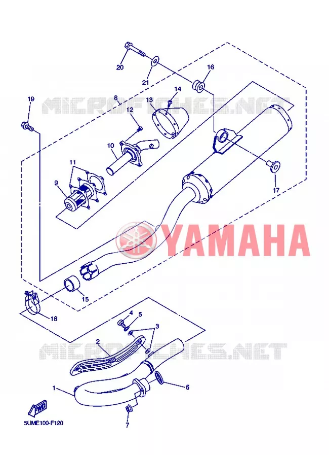 UITLAAT Yamaha MOTO 250 2013 WRF  WR250F