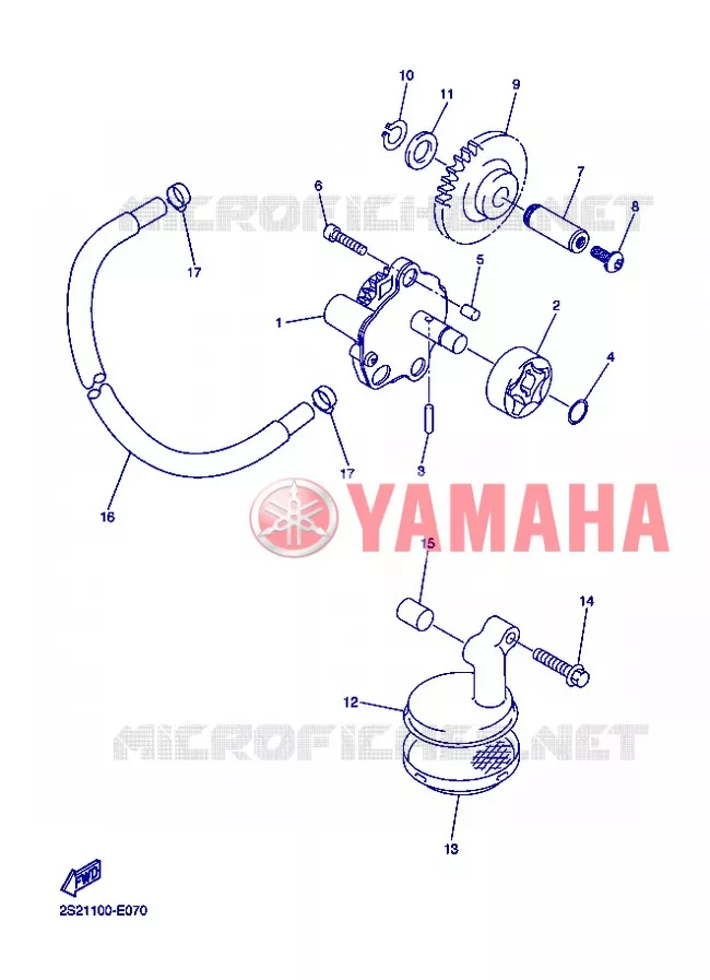 OLIEPOMP Yamaha MOTO 450 2013 WRF  WR450F