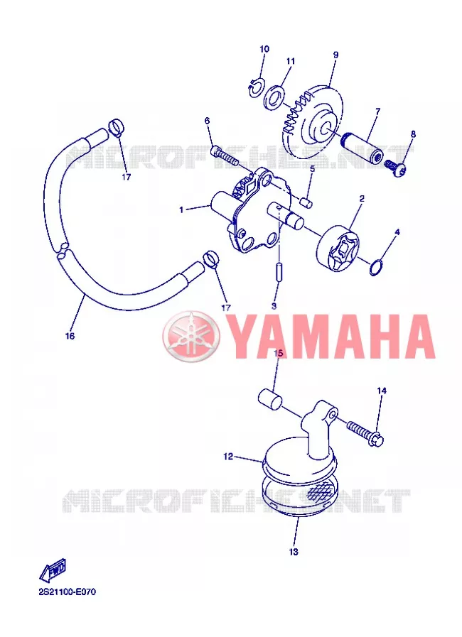 OLIEPOMP Yamaha MOTO 450 2013 WRF  WR450F