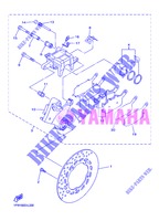 REMKLAUW ACHTER voor Yamaha DIVERSION 600 F 2013
