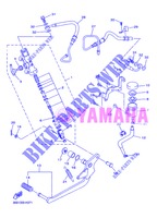 REMPOMP ACHTER voor Yamaha DIVERSION 600 F ABS 2013