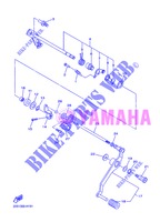 SCHAKEL STANG / PEDAAL voor Yamaha DIVERSION 600 F ABS 2013