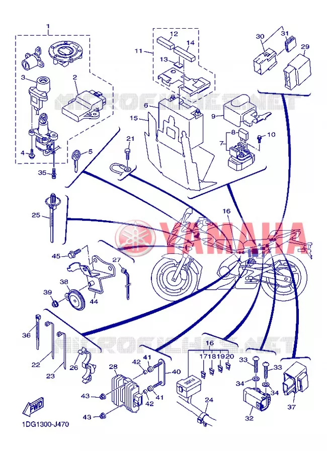 ELECTRISCH 2 Yamaha MOTO 600 2013 XJ6  XJ6FA