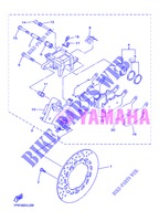REMKLAUW ACHTER voor Yamaha DIVERSION 600 F ABS 2013