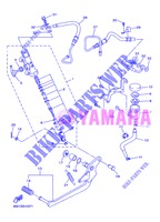 REMPOMP ACHTER voor Yamaha DIVERSION 600 F ABS 2013