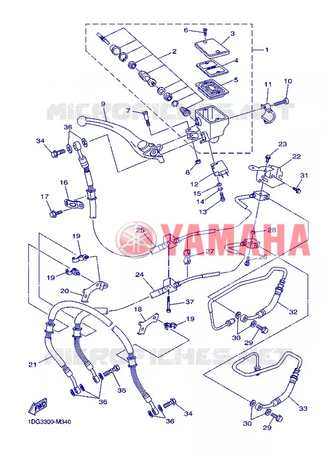 REMPOMP VOOR Yamaha MOTO 600 2013 XJ6  XJ6FA