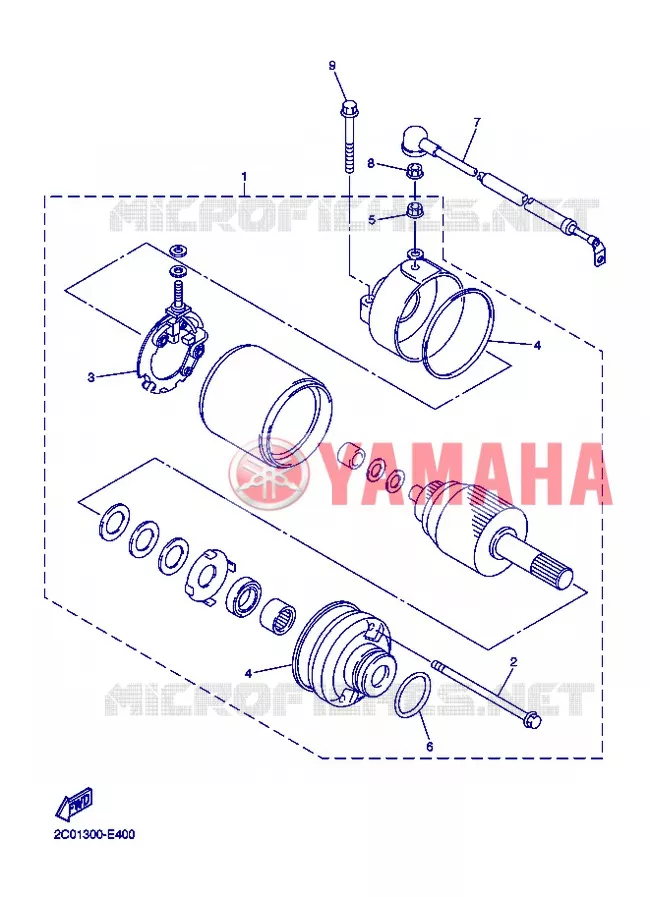 STARTMOTOR Yamaha MOTO 600 2013 XJ6  XJ6N
