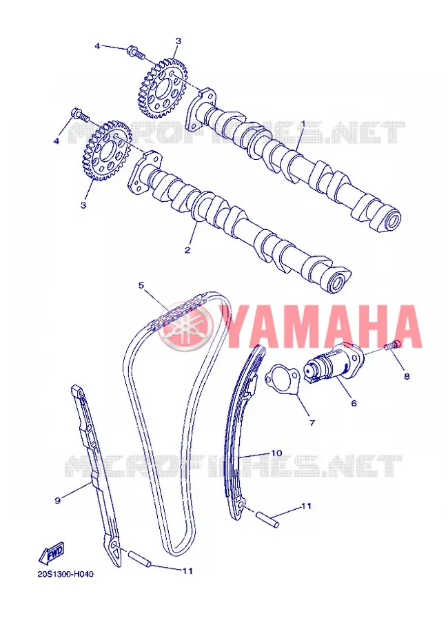 NOKKENAS / KETTING Yamaha MOTO 600 2013 XJ6  XJ6N