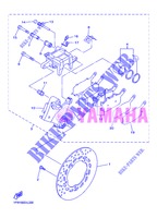 REMKLAUW ACHTER voor Yamaha XJ6N 2013