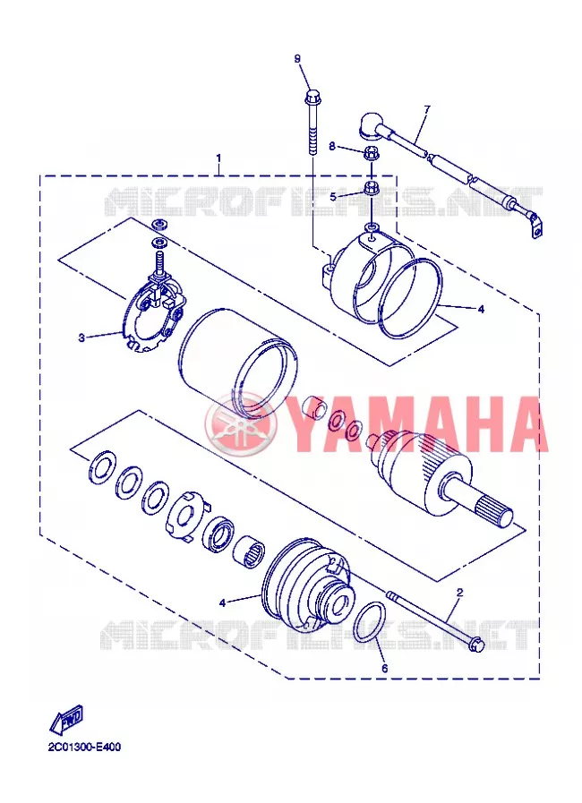 STARTMOTOR Yamaha MOTO 600 2013 XJ6  XJ6N