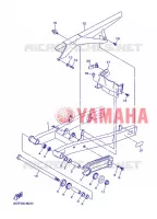 ACHTERBRUG voor Yamaha XJ6NA 2013